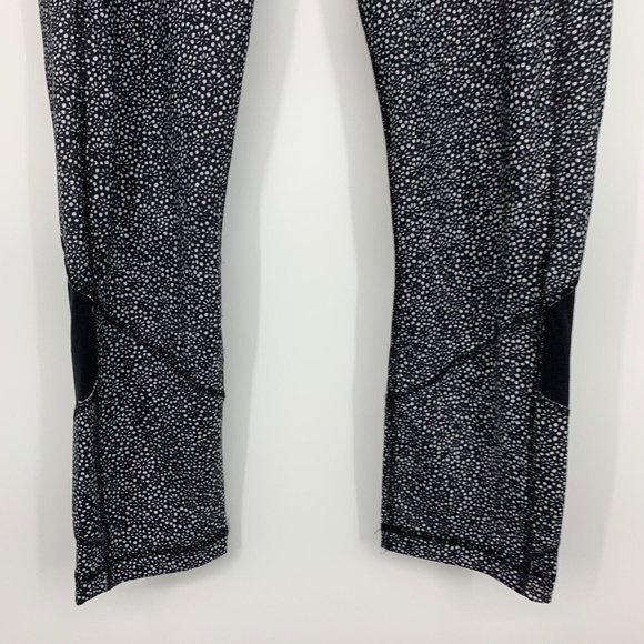 Lululemon Leggings Pace Rival Crop Scatter Star Black Luxtreme - Picture 11 of 15